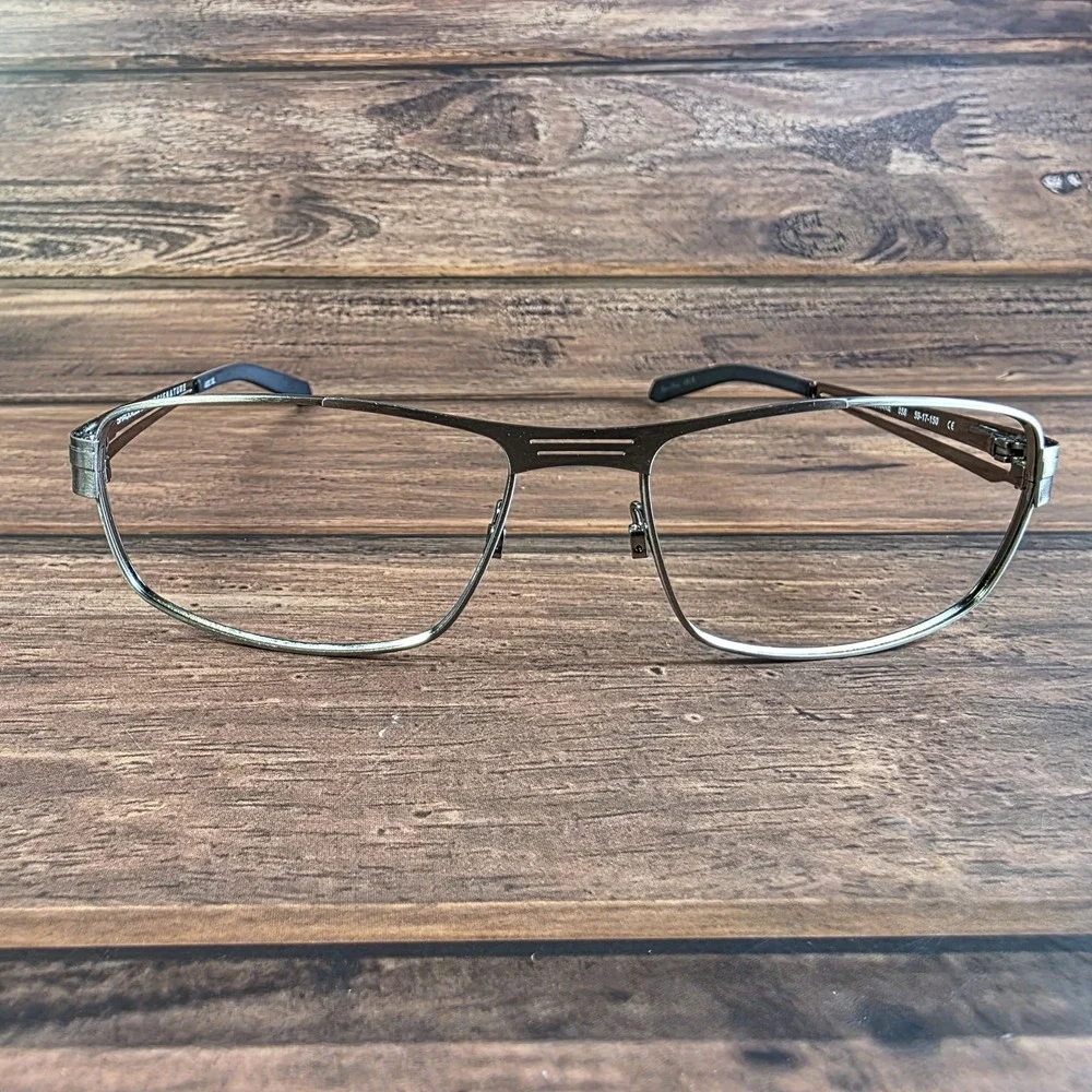 Shaquille O'Neal Eyeglasses Mens XL‎ Metal 4003 Zyloware 59-17-150 Signature